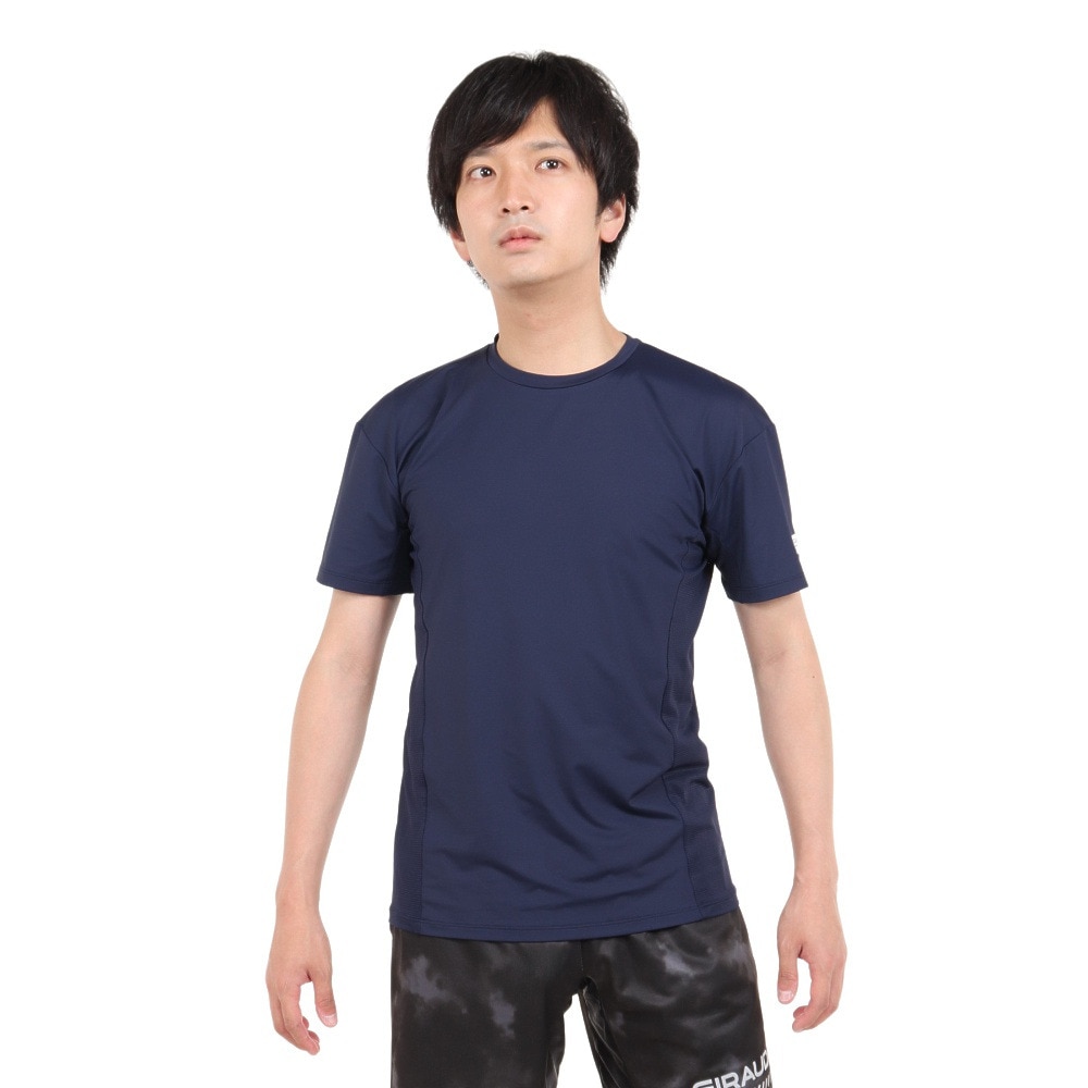 ジローム（GIRAUDM）（メンズ）半袖Tシャツ メンズ ドライプラスクール CT3S0031-TR863-GRHD NVY