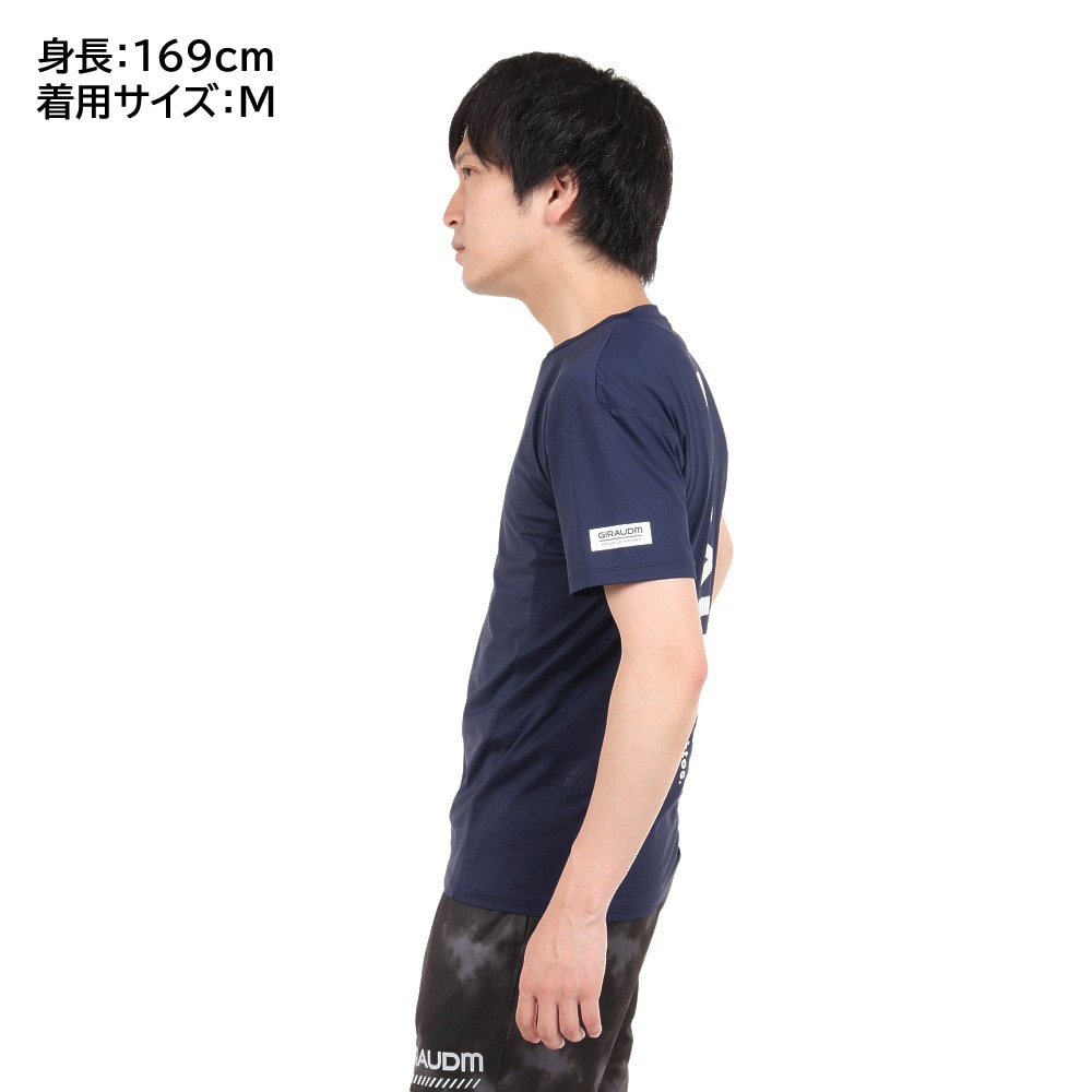 ジローム（GIRAUDM）（メンズ）半袖Tシャツ メンズ ドライプラスクール CT3S0031-TR863-GRHD NVY
