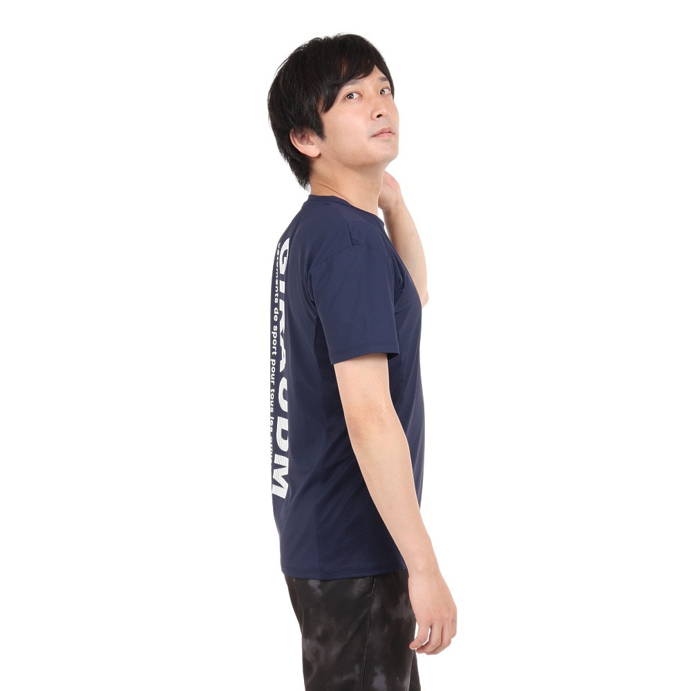 ジローム（GIRAUDM）（メンズ）半袖Tシャツ メンズ ドライプラスクール CT3S0031-TR863-GRHD NVY