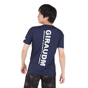 ジローム（GIRAUDM）（メンズ）半袖Tシャツ メンズ ドライプラスクール CT3S0031-TR863-GRHD NVY