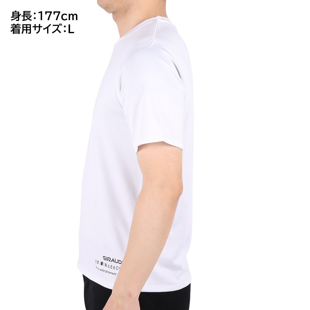 ジローム（GIRAUDM）（メンズ）半袖シャツ メンズ ドライプラス reraxing CT3S0008-TR863-GRCD WHT