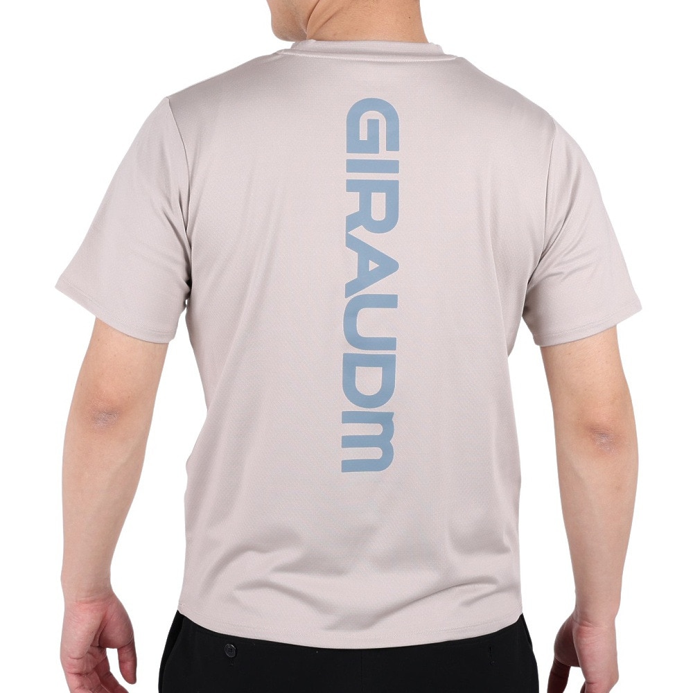 ジローム（GIRAUDM）（メンズ）半袖シャツ メンズ reraxing バックプリント CT3S0009-TR863-GRCD BEG