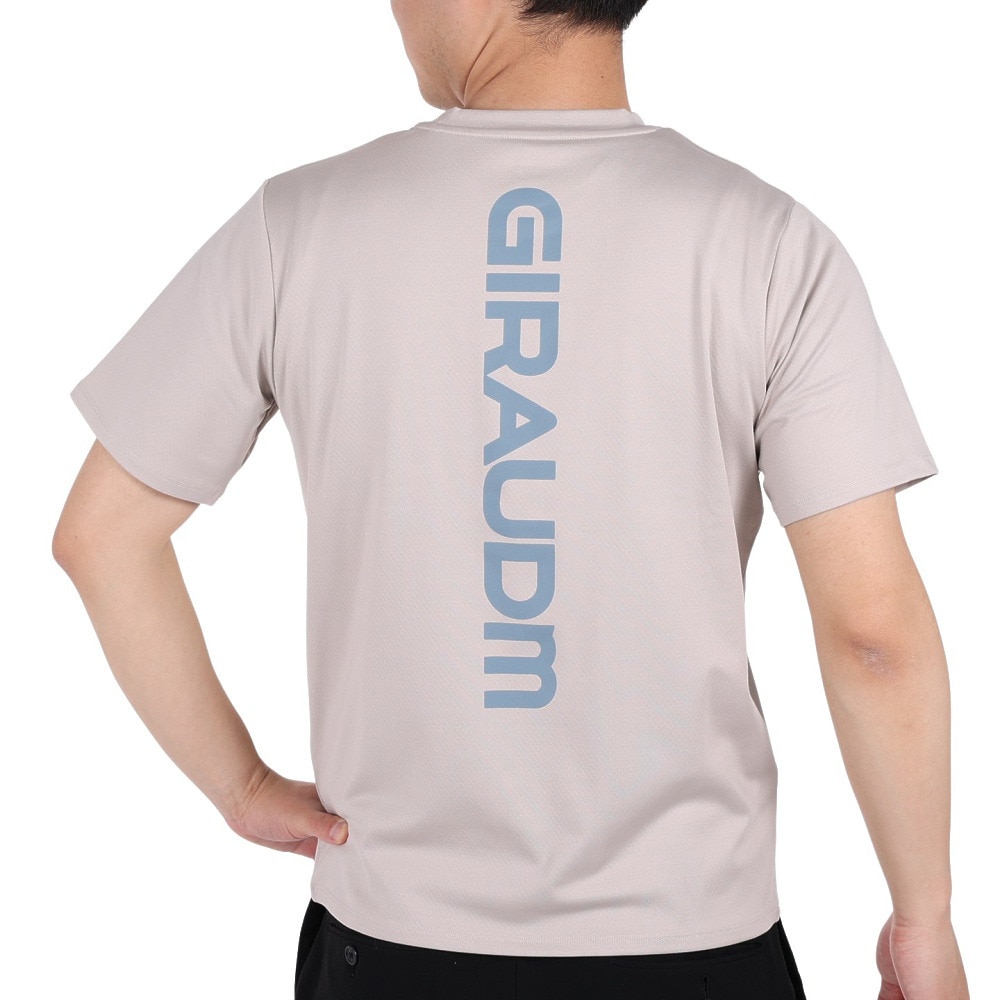 ジローム（GIRAUDM）（メンズ）半袖シャツ メンズ reraxing バックプリント CT3S0009-TR863-GRCD BEG