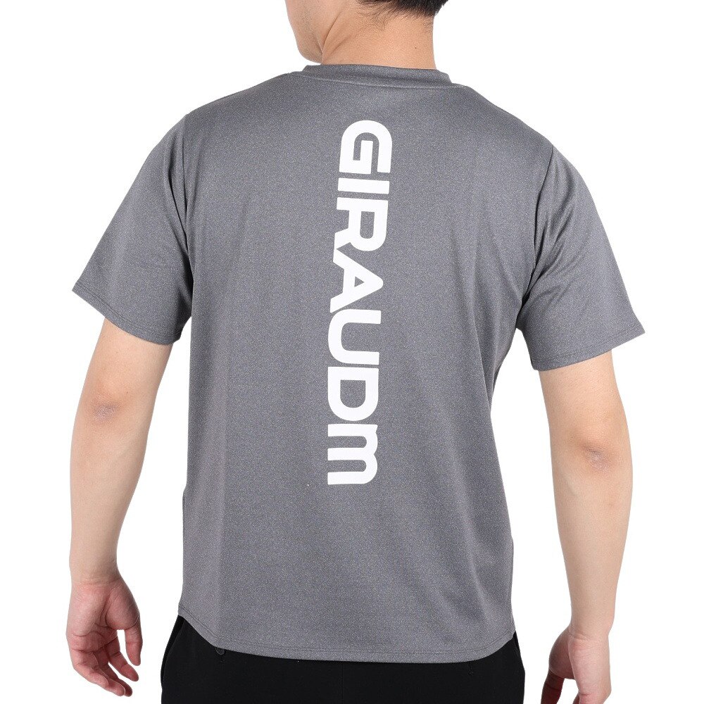 ジローム（GIRAUDM）（メンズ）半袖シャツ メンズ reraxing バックプリント CT3S0009-TR863-GRCD MGRY