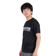 ジローム（GIRAUDM）（メンズ）半袖Tシャツ メンズ ドライプラスmesh プリント CT3S0012-TR863-GRES BLK