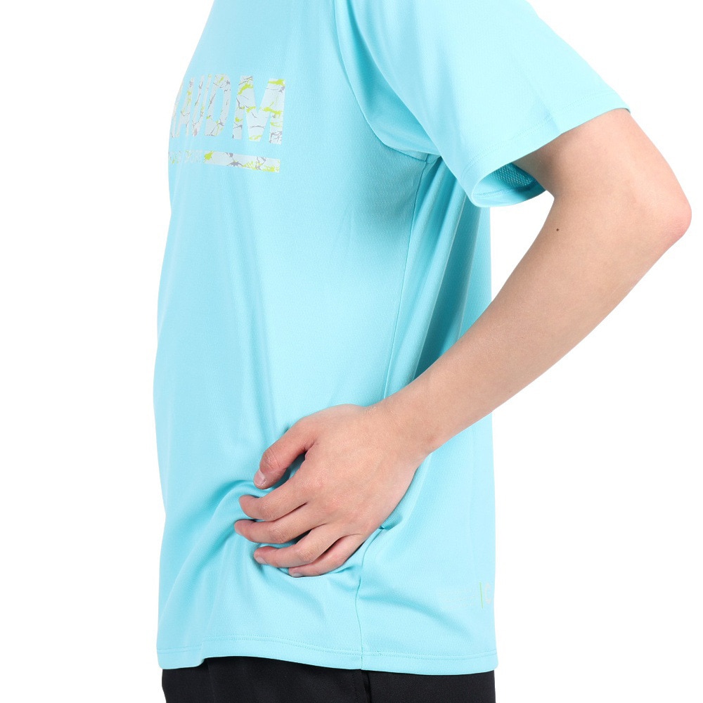 ジローム（GIRAUDM）（メンズ）半袖Tシャツ メンズ ドライプラスmesh プリント CT3S0012-TR863-GRES TQB