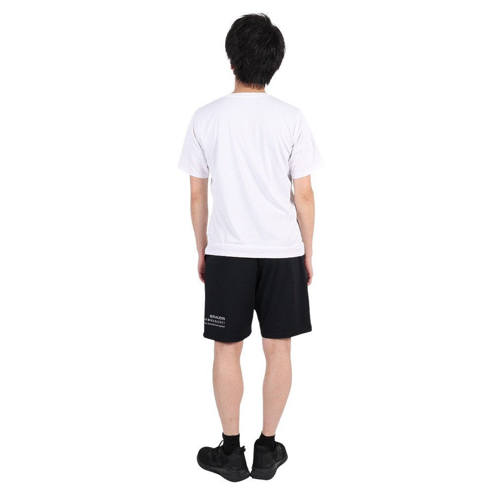 ジローム（GIRAUDM）（メンズ）半袖Tシャツ メンズ ドライプラスmesh プリント CT3S0012-TR863-GRES WHT