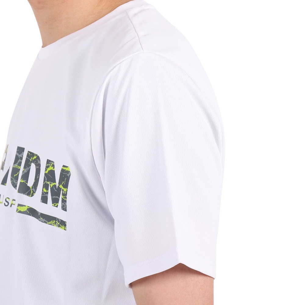 ジローム（GIRAUDM）（メンズ）半袖Tシャツ メンズ ドライプラスmesh プリント CT3S0012-TR863-GRES WHT