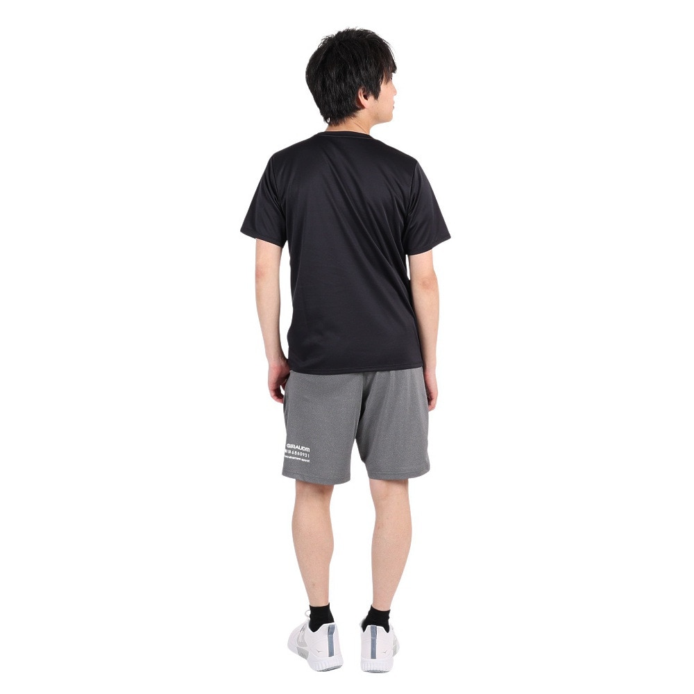 ジローム（GIRAUDM）（メンズ）半袖Tシャツ メンズ ドライプラスmesh プリント CT3S0013-TR863-GRES BLK