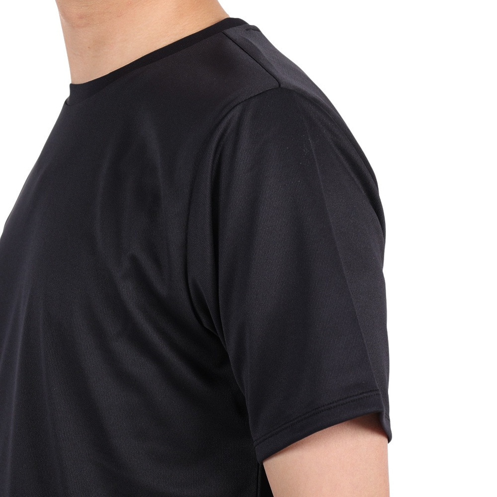 ジローム（GIRAUDM）（メンズ）半袖Tシャツ メンズ ドライプラスmesh プリント CT3S0013-TR863-GRES BLK