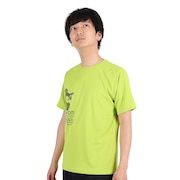 ジローム（GIRAUDM）（メンズ）半袖Tシャツ メンズ ドライプラスmesh プリント CT3S0013-TR863-GRES FGRN