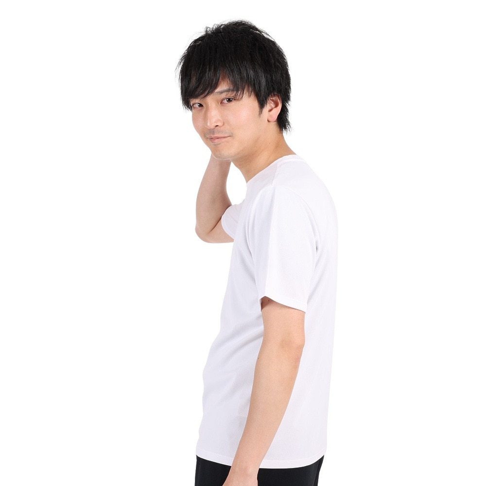 ジローム（GIRAUDM）（メンズ）半袖Tシャツ メンズ ドライプラスmesh プリント CT3S0013-TR863-GRES WHT