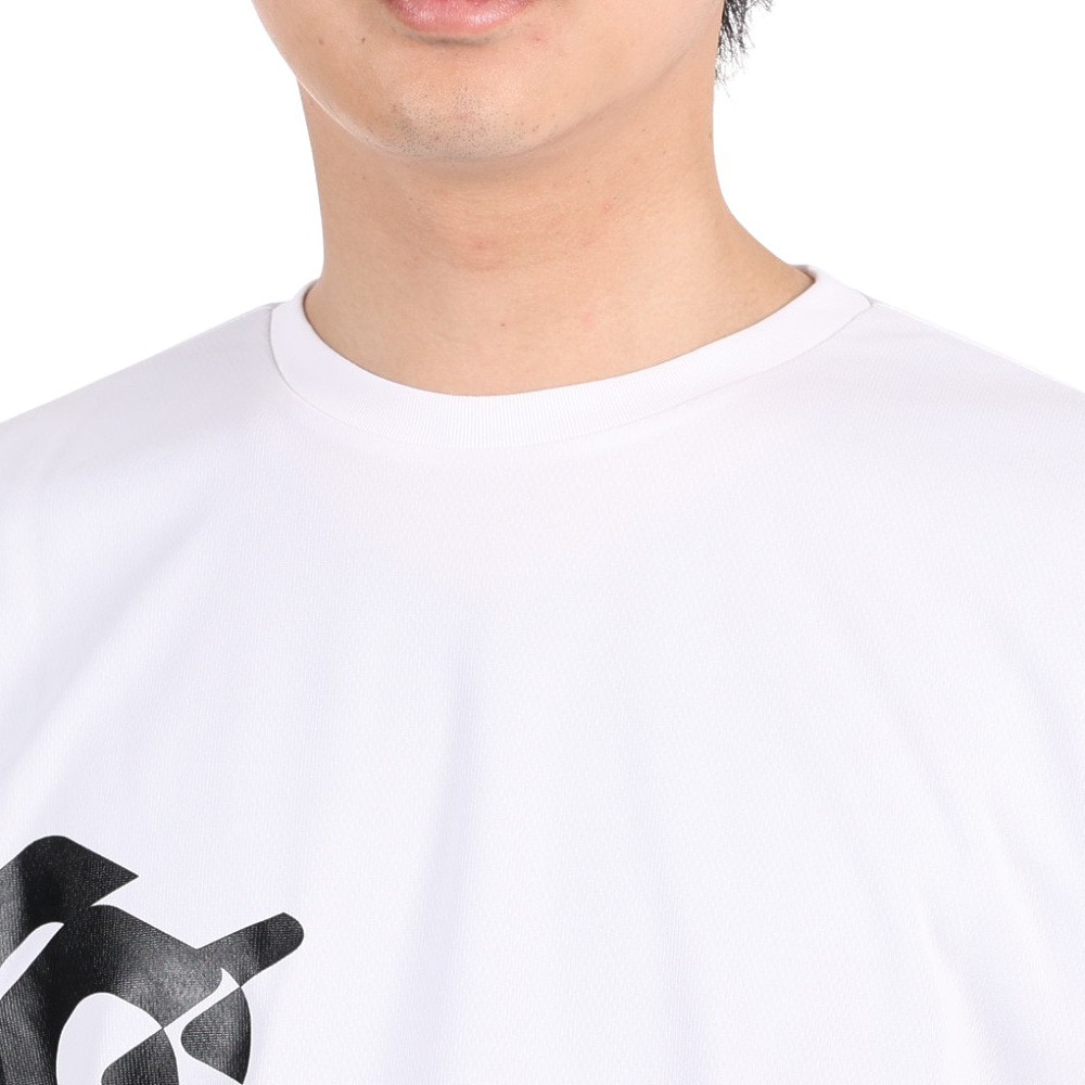 ジローム（GIRAUDM）（メンズ）半袖Tシャツ メンズ ドライプラスmesh プリント CT3S0013-TR863-GRES WHT