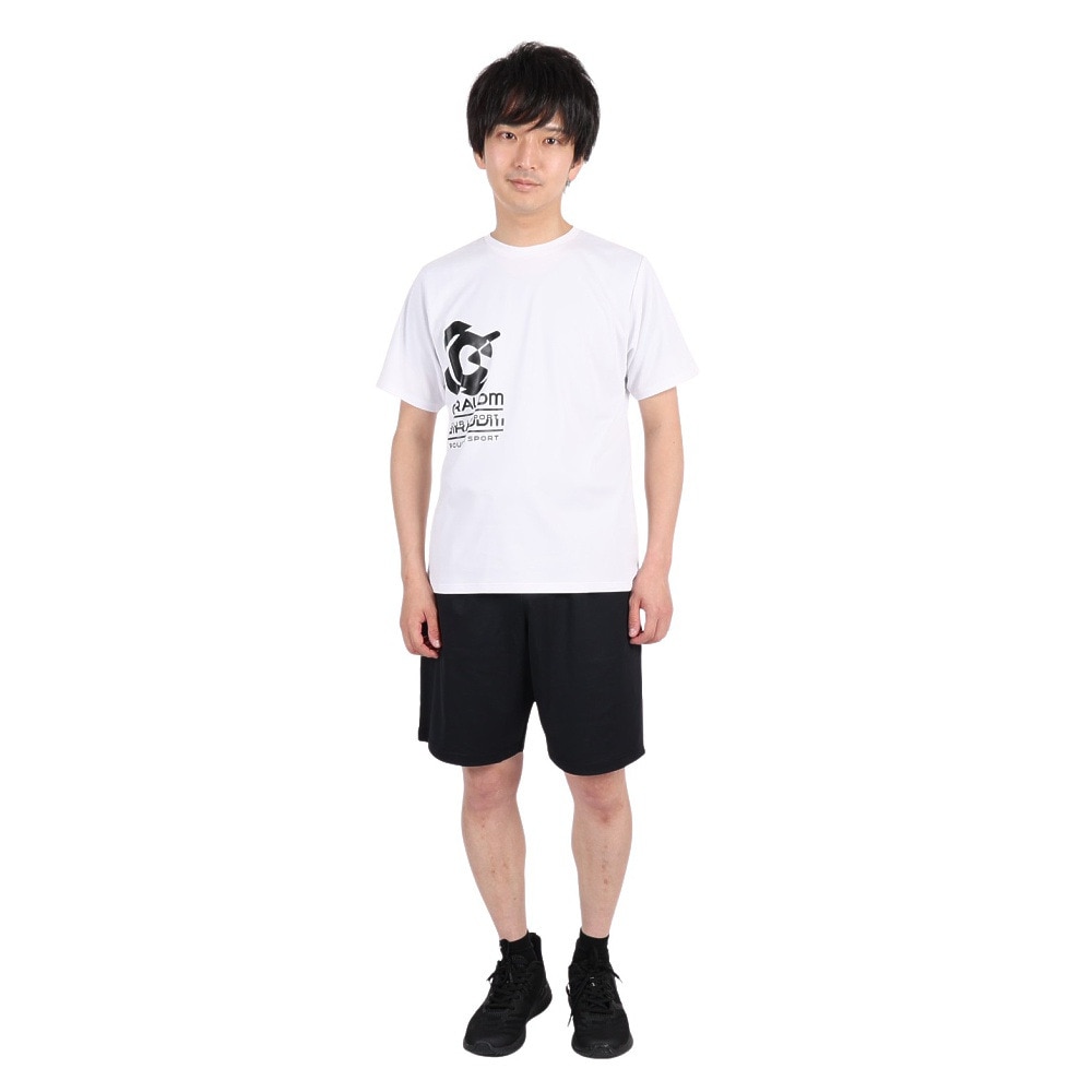 ジローム（GIRAUDM）（メンズ）半袖Tシャツ メンズ ドライプラスmesh プリント CT3S0013-TR863-GRES WHT