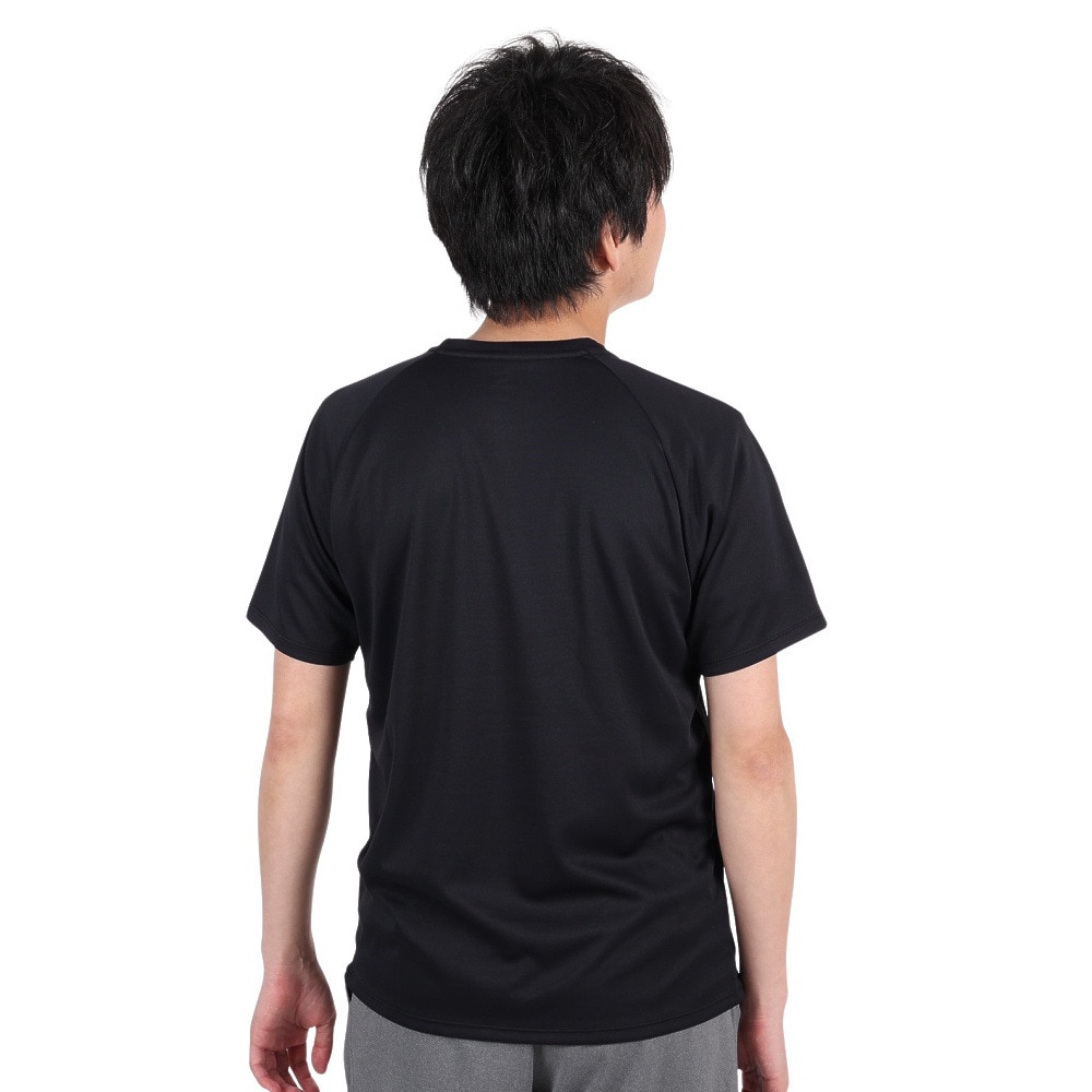 ジローム（GIRAUDM）（メンズ）半袖Tシャツ メンズ ドライプラスmesh プリント CT3S0015-TR863-GRES BLK