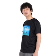 (メンズ)半袖Tシャツ メンズ ドライプラスmesh プリント CT3S0015-TR863-GRES