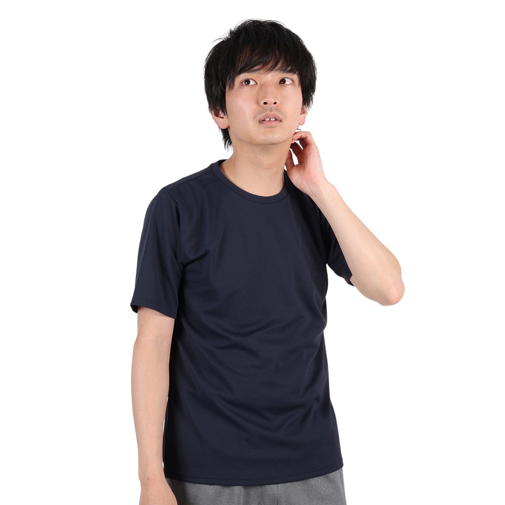 ジローム（GIRAUDM）（メンズ）半袖Tシャツ メンズ ドライプラスmossstich CT3S0016-TR863-GRES NVY