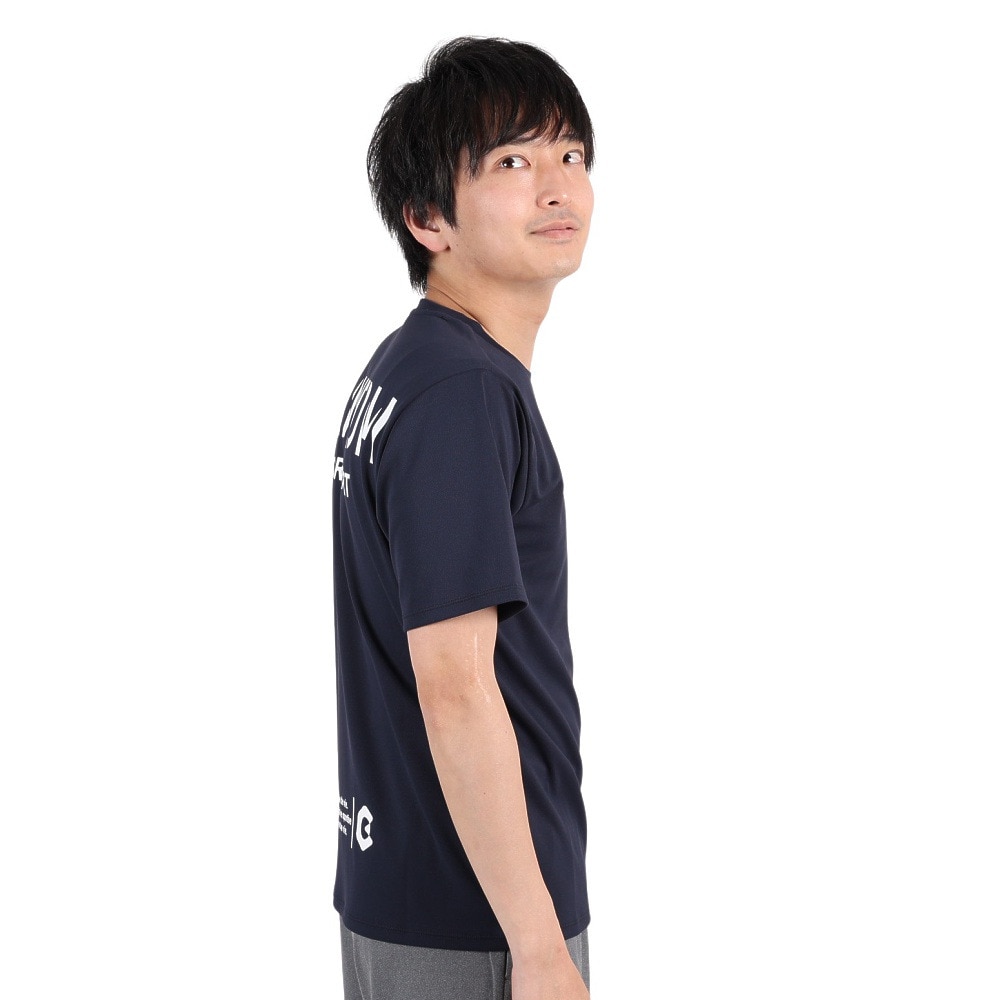 ジローム（GIRAUDM）（メンズ）半袖Tシャツ メンズ ドライプラスmossstich CT3S0016-TR863-GRES NVY
