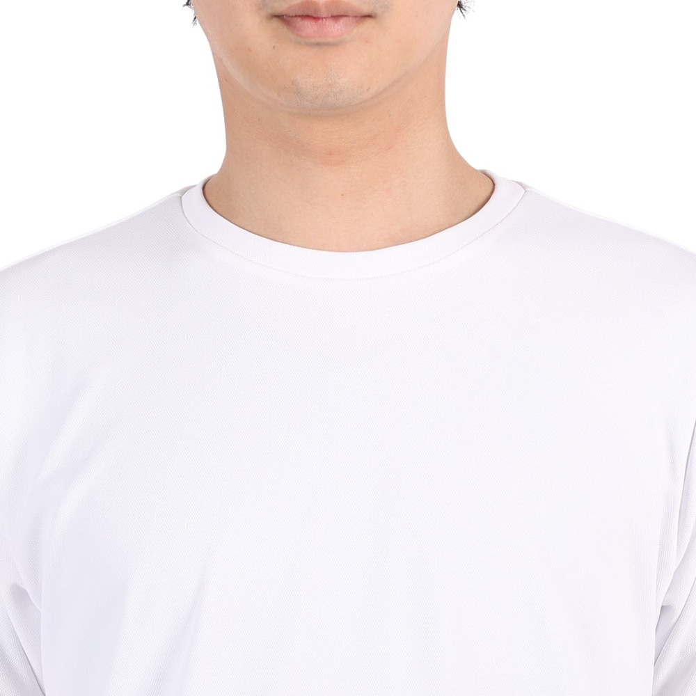 ジローム（GIRAUDM）（メンズ）半袖Tシャツ メンズ ドライプラスmossstich プリント CT3S0016-TR863-GRES WHT