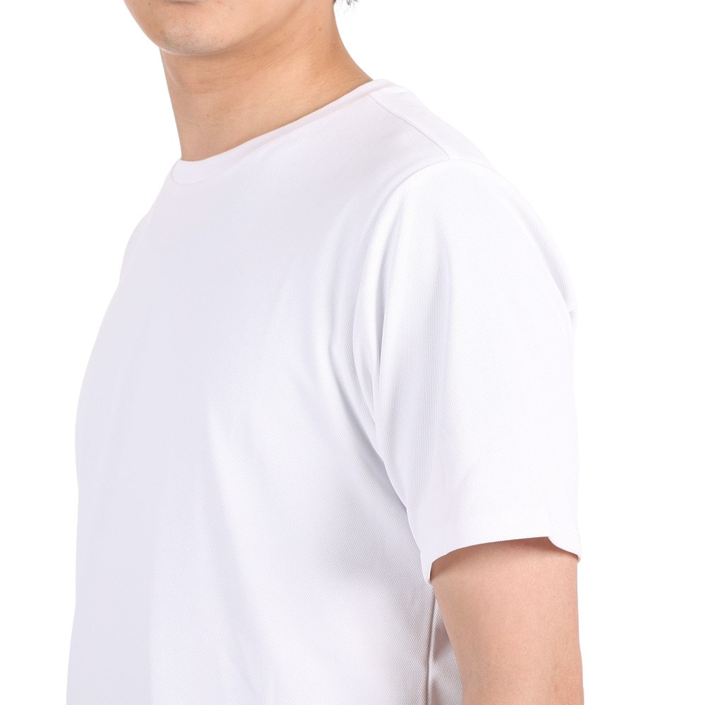 ジローム（GIRAUDM）（メンズ）半袖Tシャツ メンズ ドライプラスmossstich プリント CT3S0016-TR863-GRES WHT