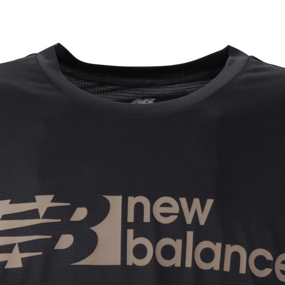 ニューバランス（new balance）（メンズ）半袖Tシャツ メンズ Tenacity  AMT31074BK