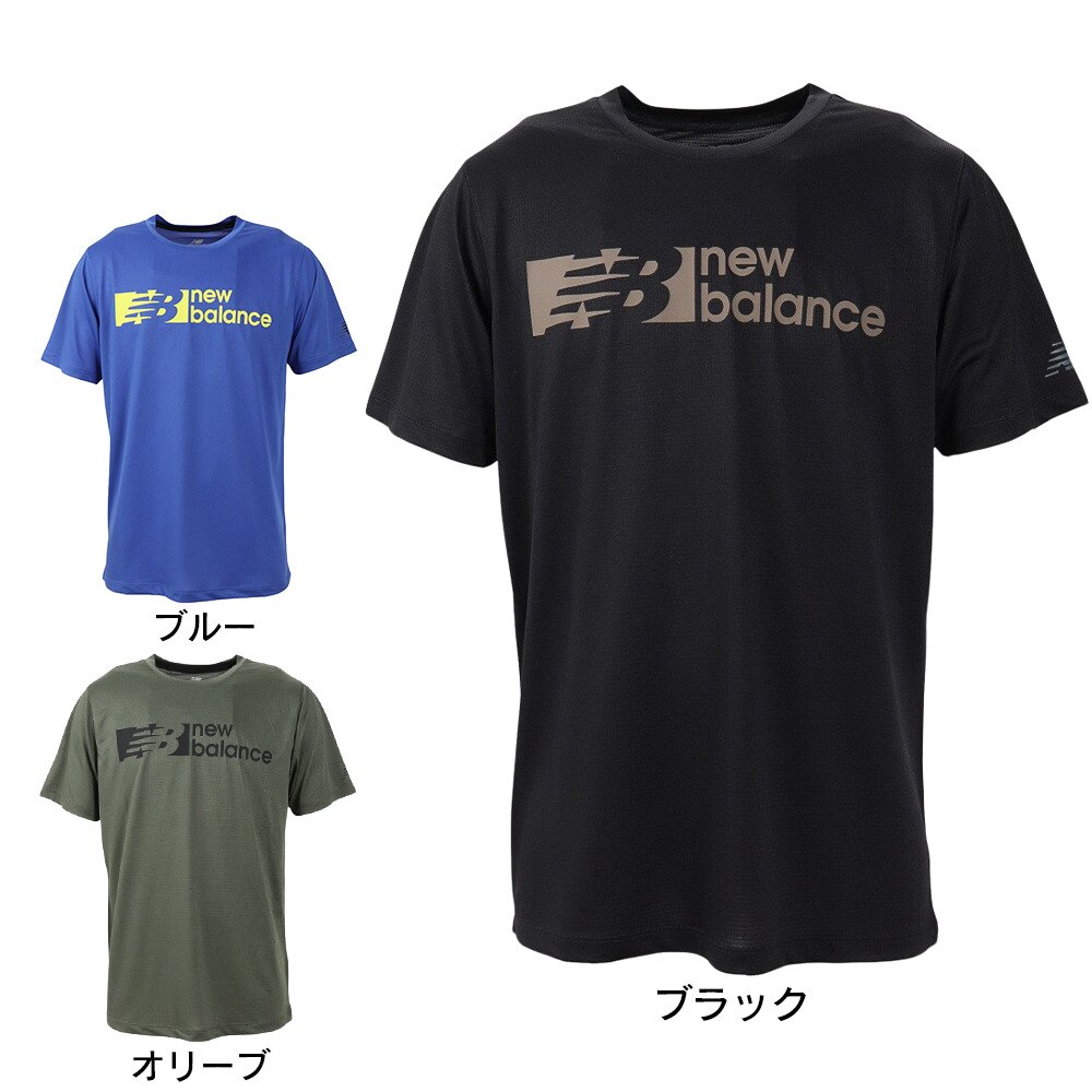 ニューバランス（new balance）（メンズ）半袖Tシャツ メンズ Tenacity  AMT31074BK