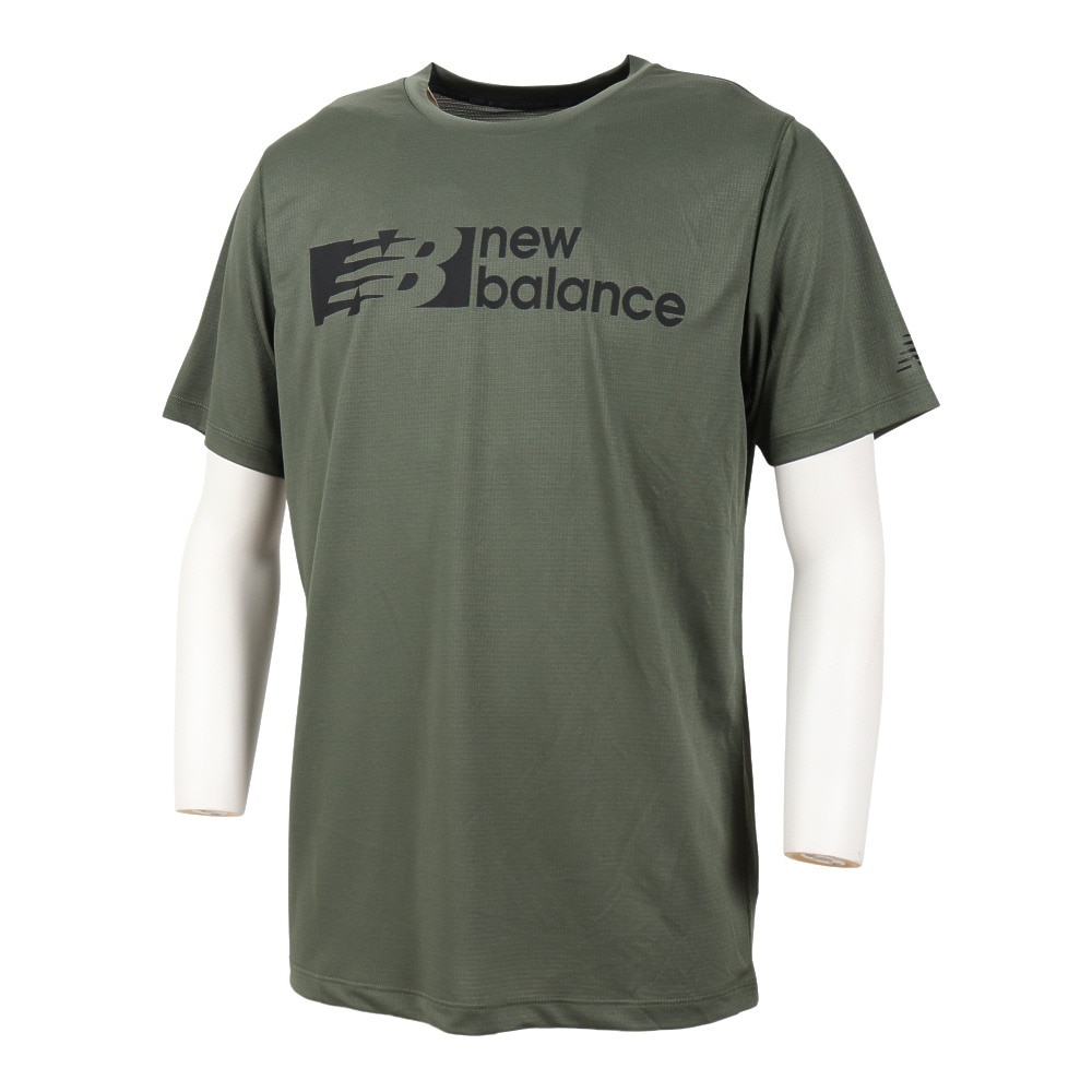 ニューバランス（new balance）（メンズ）半袖Tシャツ メンズ Tenacity AMT31074DON
