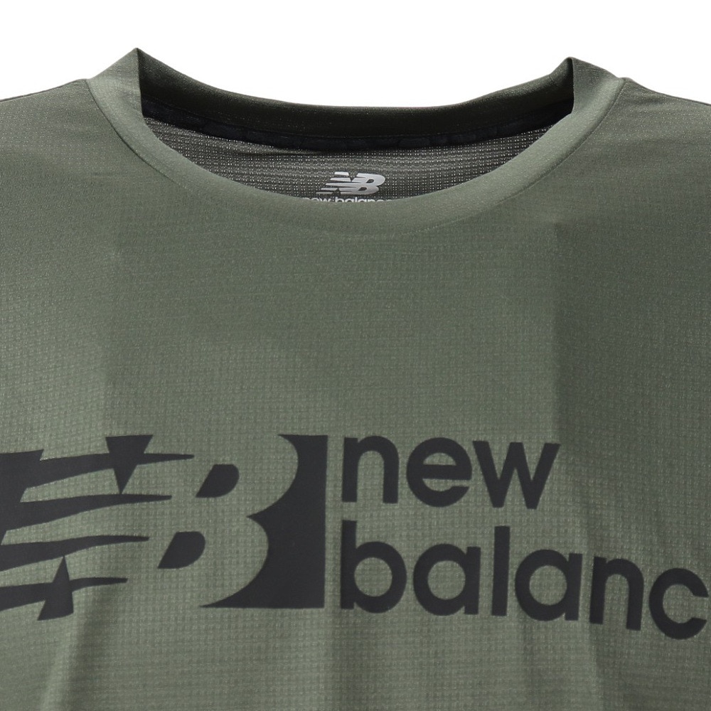 ニューバランス（new balance）（メンズ）半袖Tシャツ メンズ Tenacity AMT31074DON
