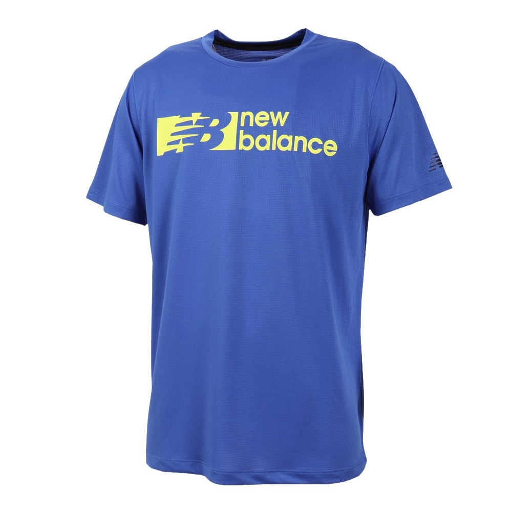 ニューバランス（new balance）（メンズ）半袖Tシャツ メンズ Tenacity AMT31074MIB