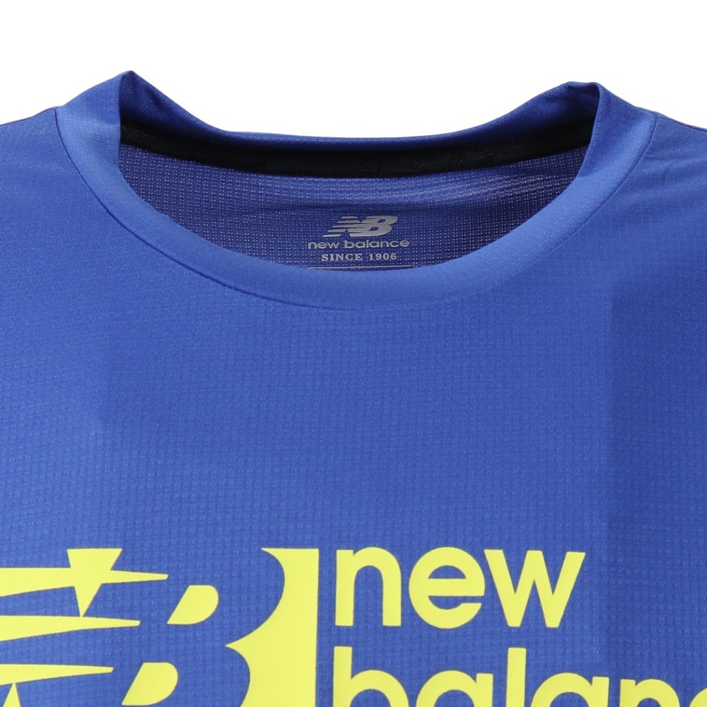 ニューバランス（new balance）（メンズ）半袖Tシャツ メンズ Tenacity AMT31074MIB