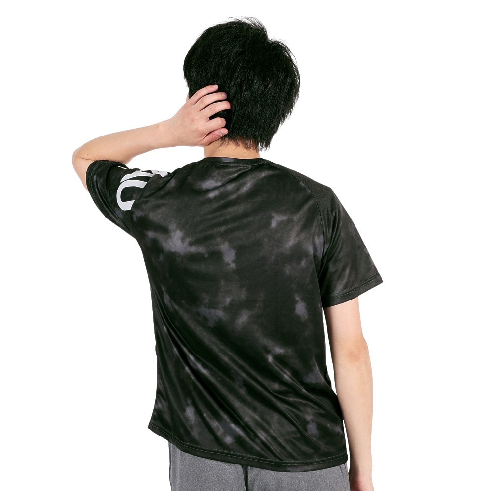 ジローム（GIRAUDM）（メンズ）半袖 Tシャツ メンズ ドライプラス メッシュCT3S0021-TR863-GRSD BLK