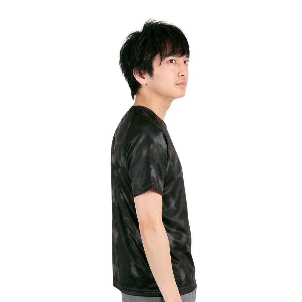 ジローム（GIRAUDM）（メンズ）半袖 Tシャツ メンズ ドライプラス メッシュCT3S0021-TR863-GRSD BLK