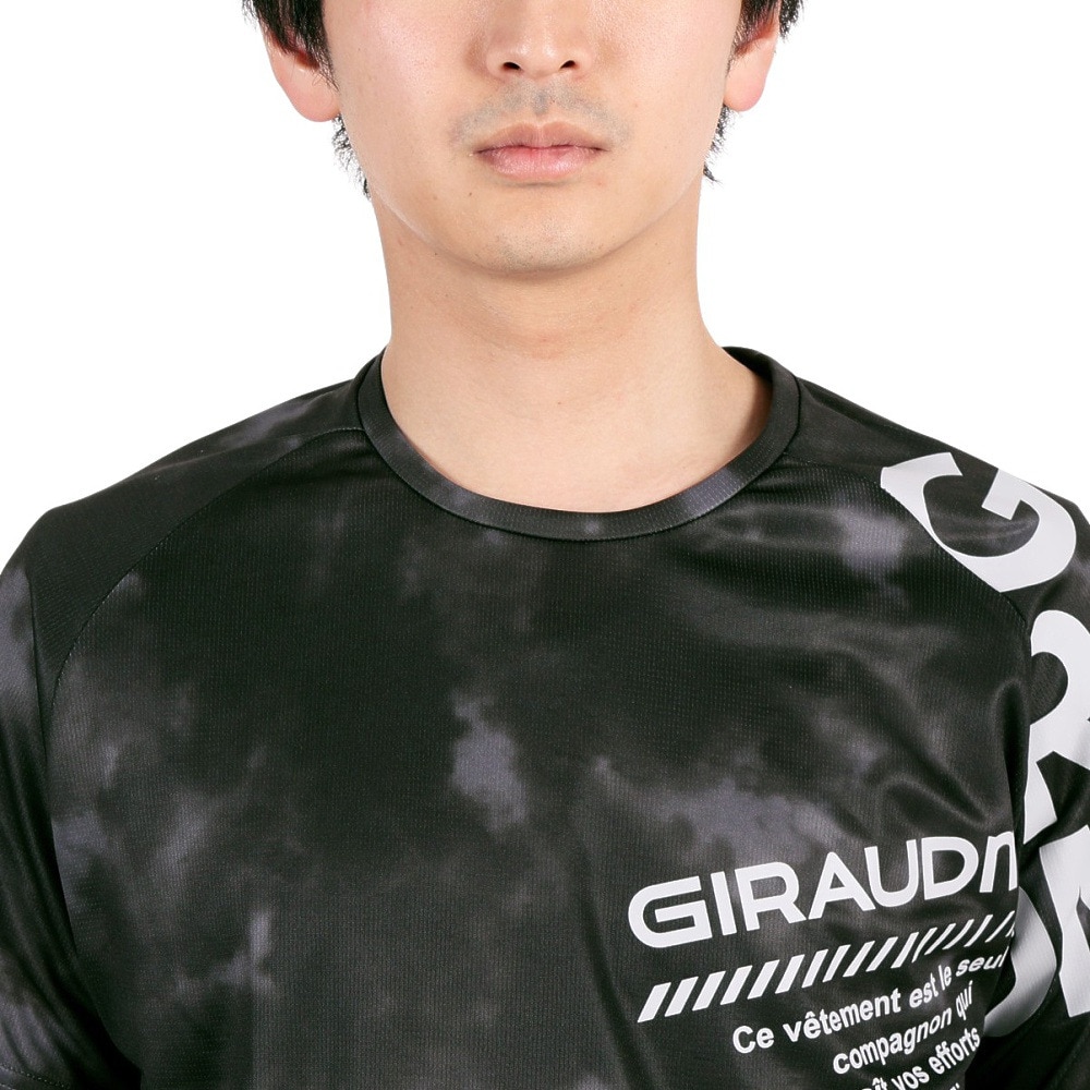 ジローム（GIRAUDM）（メンズ）半袖 Tシャツ メンズ ドライプラス メッシュCT3S0021-TR863-GRSD BLK