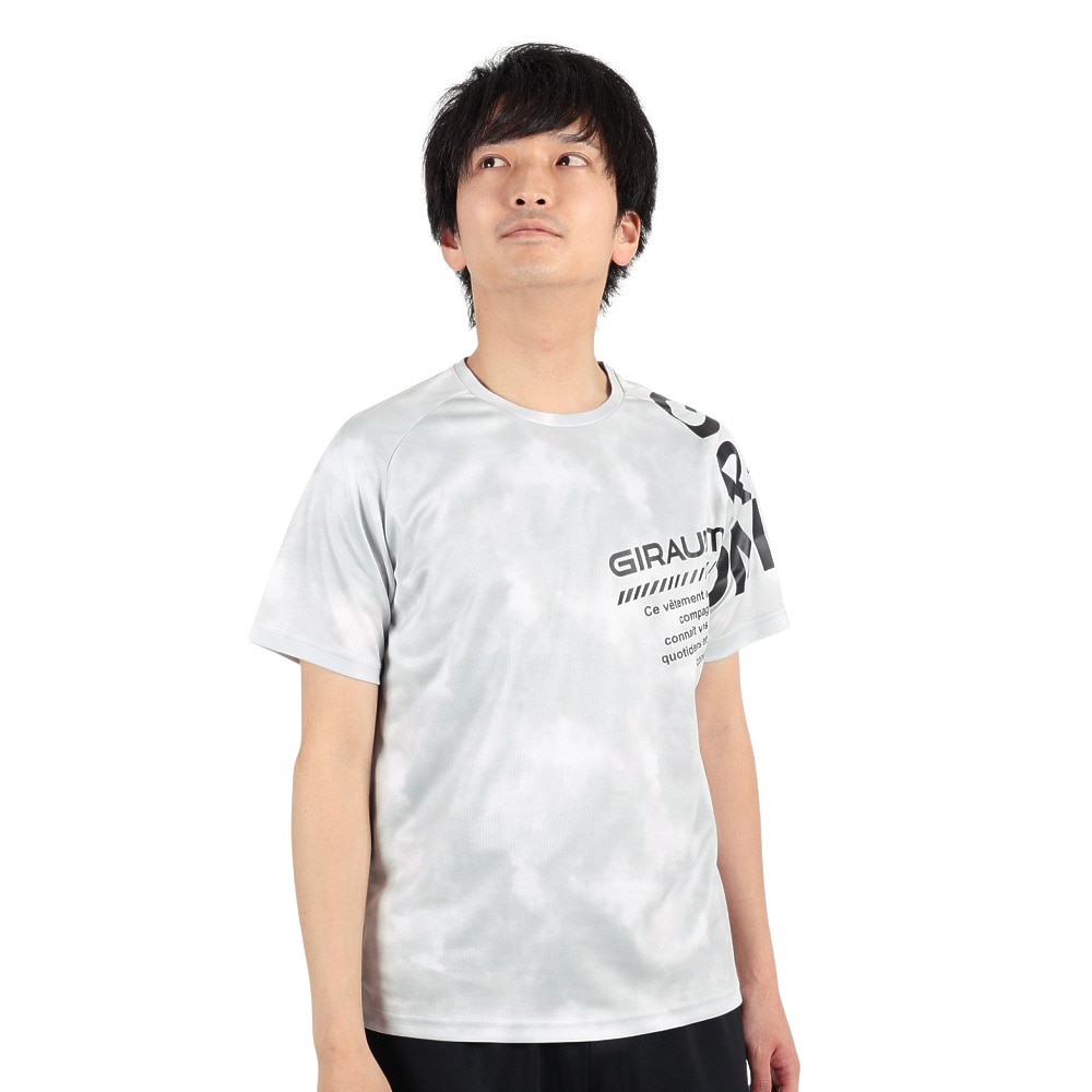 ジローム（GIRAUDM）（メンズ）半袖 Tシャツ メンズ ドライプラス メッシュ CT3S0021-TR863-GRSD IGRY