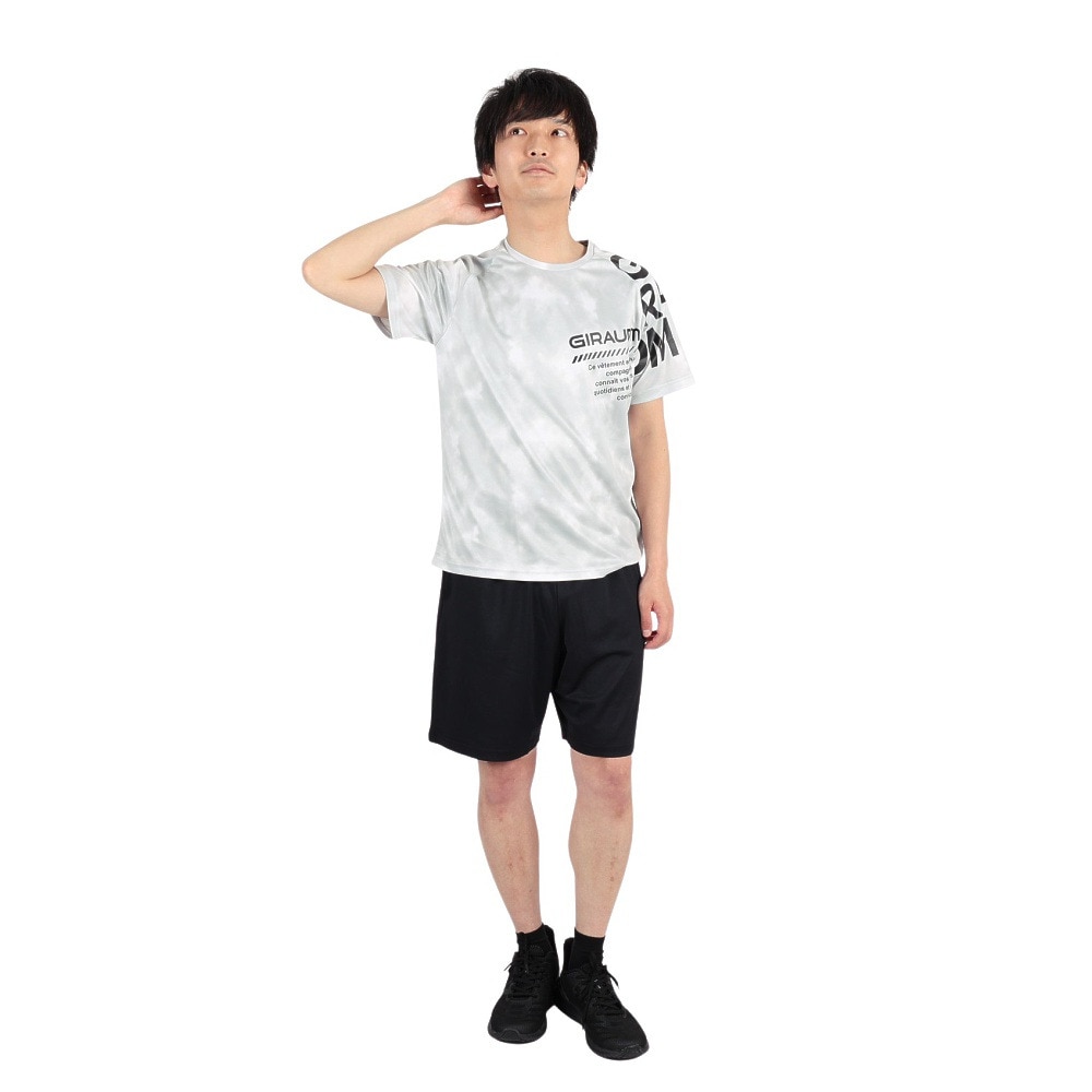 ジローム（GIRAUDM）（メンズ）半袖 Tシャツ メンズ ドライプラス メッシュ CT3S0021-TR863-GRSD IGRY