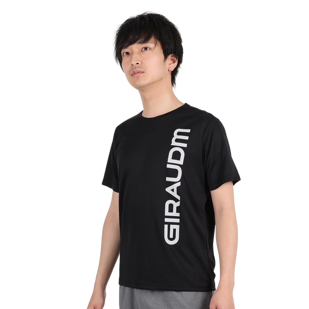 ジローム（GIRAUDM）（メンズ）半袖 Tシャツ メンズ ドライプラス CT3S0022-TR863-GRSD BLK