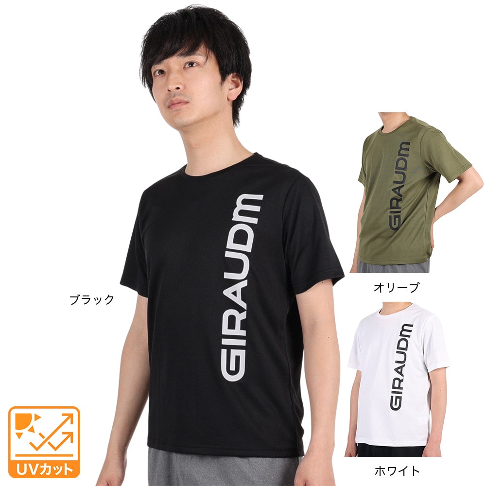 ジローム（GIRAUDM）（メンズ）半袖 Tシャツ メンズ ドライプラス CT3S0022-TR863-GRSD BLK