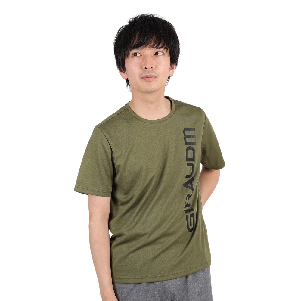ジローム（GIRAUDM）（メンズ）半袖 Tシャツ メンズ ドライプラス CT3S0022-TR863-GRSD OLV
