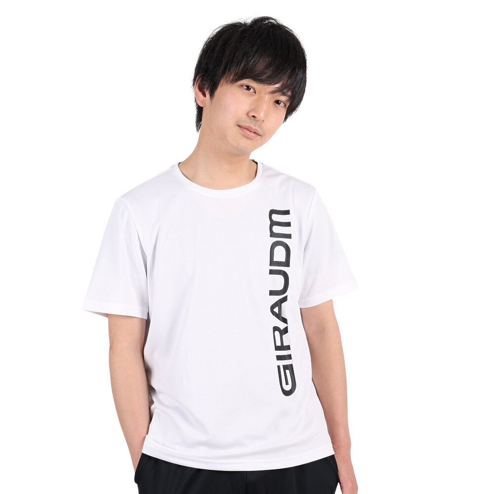 ジローム（GIRAUDM）（メンズ）半袖 Tシャツ メンズ ドライプラス CT3S0022-TR863-GRSD WHT