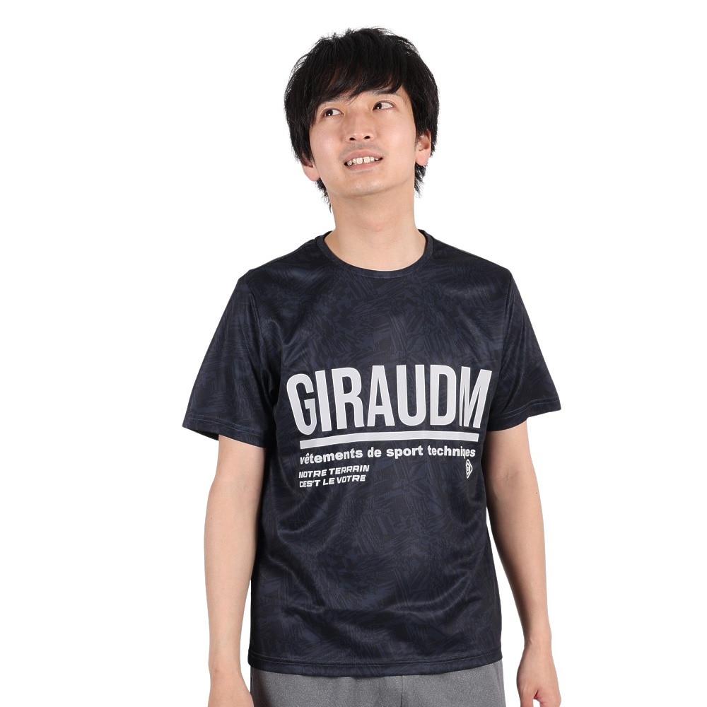 ジローム（GIRAUDM）（メンズ）半袖 Tシャツ メンズ ドライプラス CT3S0023-TR863-GRSD NVY