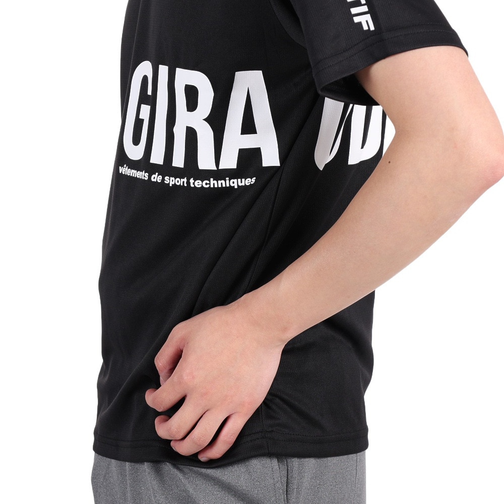 ジローム（GIRAUDM）（メンズ）半袖 Tシャツ メンズ ドライプラス CT3S0024-TR863-GRSD BLK