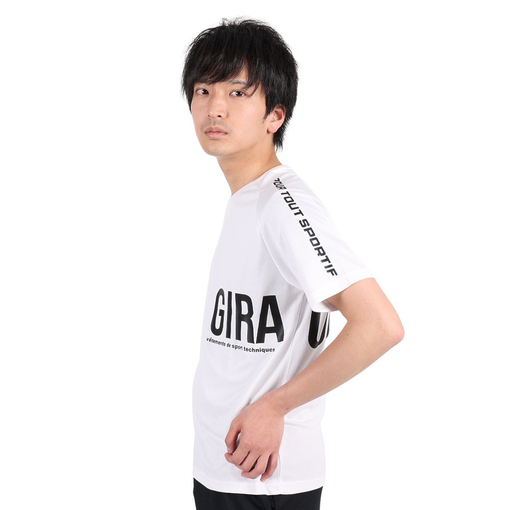 ジローム（GIRAUDM）（メンズ）半袖 Tシャツ メンズ ドライプラス CT3S0024-TR863-GRSD WHT