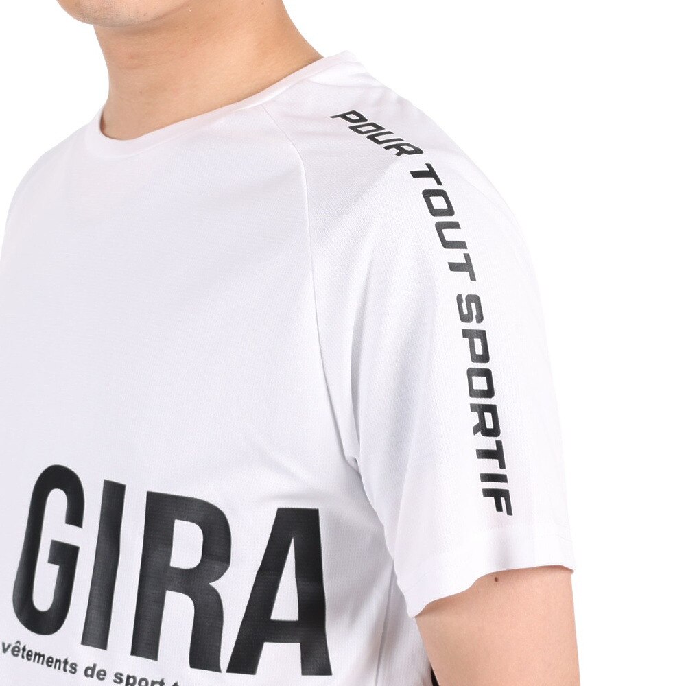 ジローム（GIRAUDM）（メンズ）半袖 Tシャツ メンズ ドライプラス CT3S0024-TR863-GRSD WHT