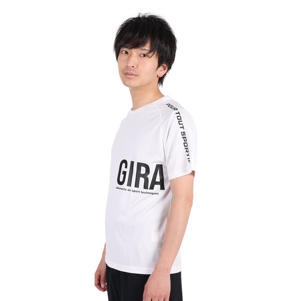 ジローム（GIRAUDM）（メンズ）半袖 Tシャツ メンズ ドライプラス CT3S0024-TR863-GRSD WHT