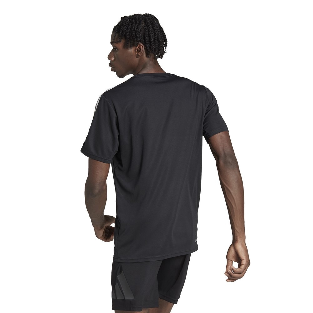 アディダス（adidas）（メンズ）BASE トレイン エッセンシャルズ スリーストライプス トレーニング半袖Tシャツ BXH41-IB8150
