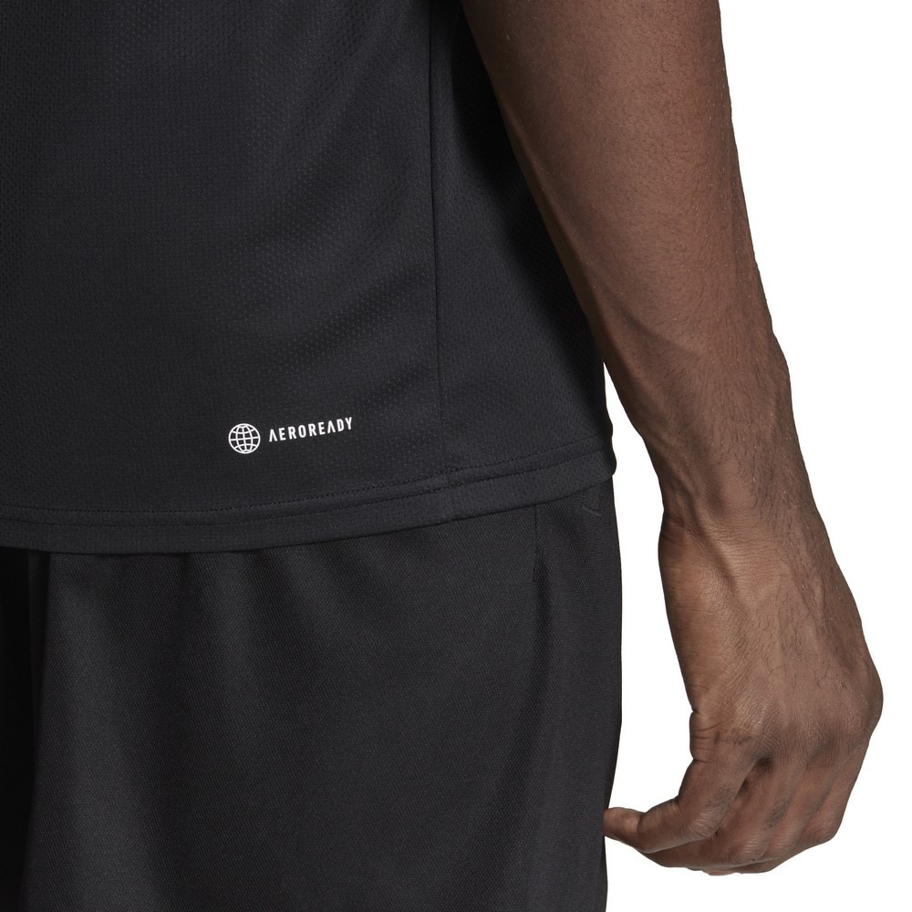 アディダス（adidas）（メンズ）BASE トレイン エッセンシャルズ スリーストライプス トレーニング半袖Tシャツ BXH41-IB8150