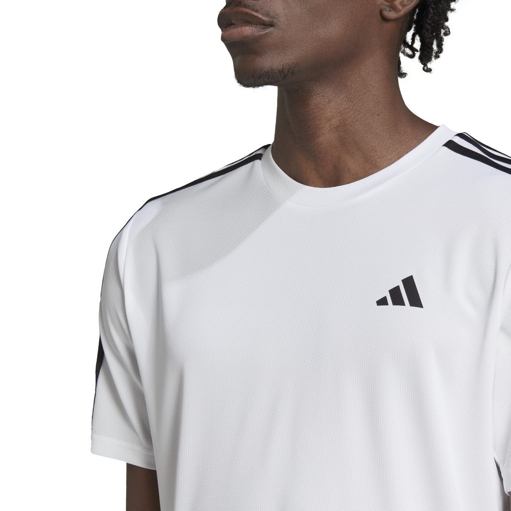 アディダス（adidas）（メンズ）BASE トレイン エッセンシャルズ スリーストライプス トレーニング半袖Tシャツ BXH41-IB8151
