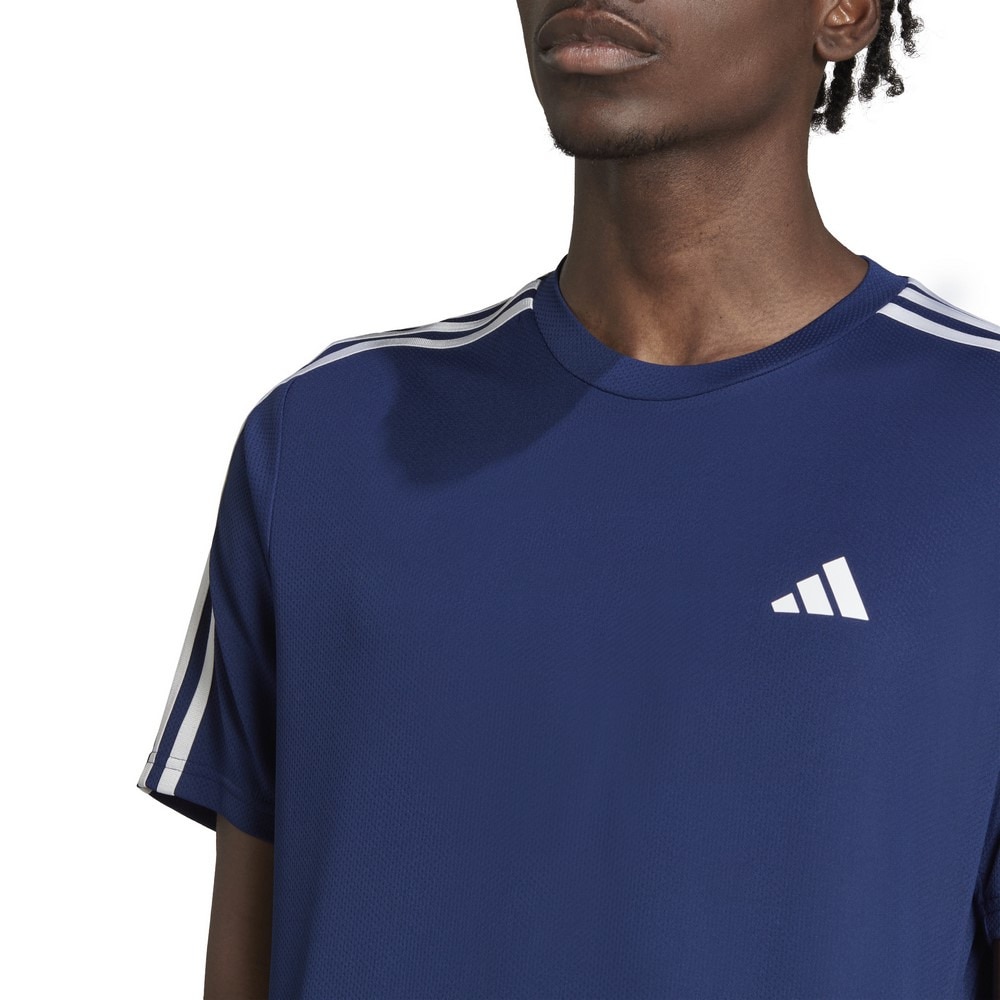 アディダス（adidas）（メンズ）BASE トレイン エッセンシャルズ スリーストライプス トレーニング半袖Tシャツ BXH41-IB8152