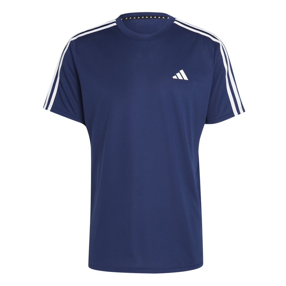 アディダス（adidas）（メンズ）BASE トレイン エッセンシャルズ スリーストライプス トレーニング半袖Tシャツ BXH41-IB8152