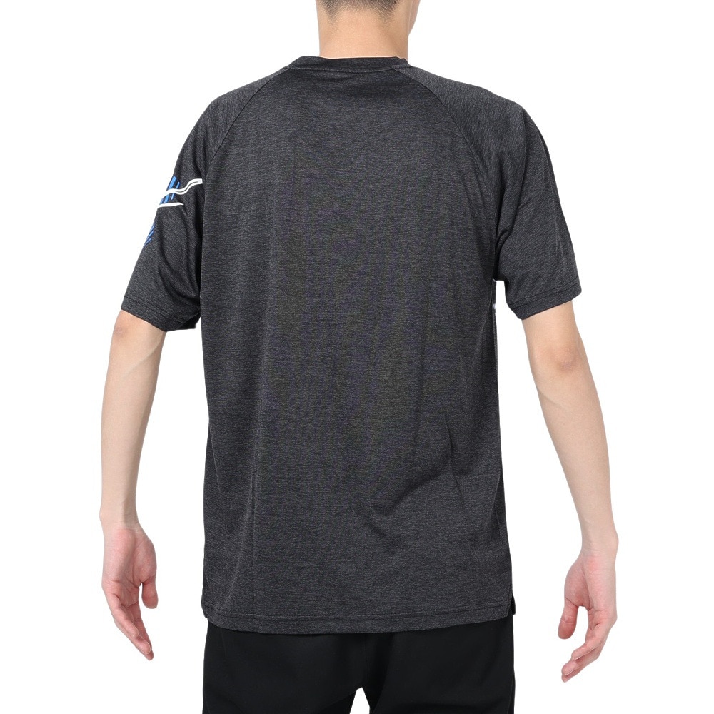 スフィーダ（SFIDA）（メンズ）半袖Tシャツ メンズ COOLTECT sfida TRシャツ ヘザー SA-23X12 BLK